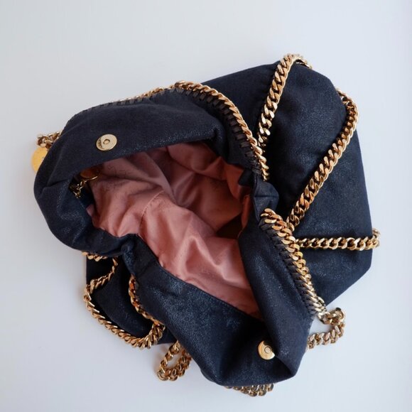 Authentic Preowned Stella McCartney Navy Fallabela Two Way Shoulder Bag - Picture 9 of 13